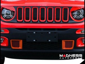 Jeep Renegade Front Bumper Frame Trim - Orange - Pre Facelift (2015-2018) Jeep Renegade Front Bumper Frame Trim - Orange - Pre Facelift (2015-2018)